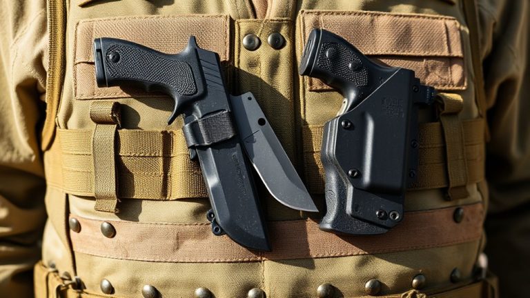 durable molle holsters for tactical use