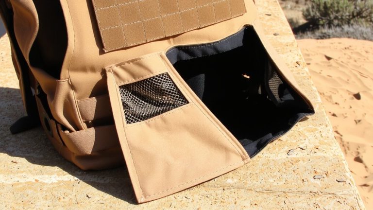 mesh lined plate carrier ventilation