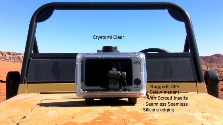 secure gps in dust proof compartments